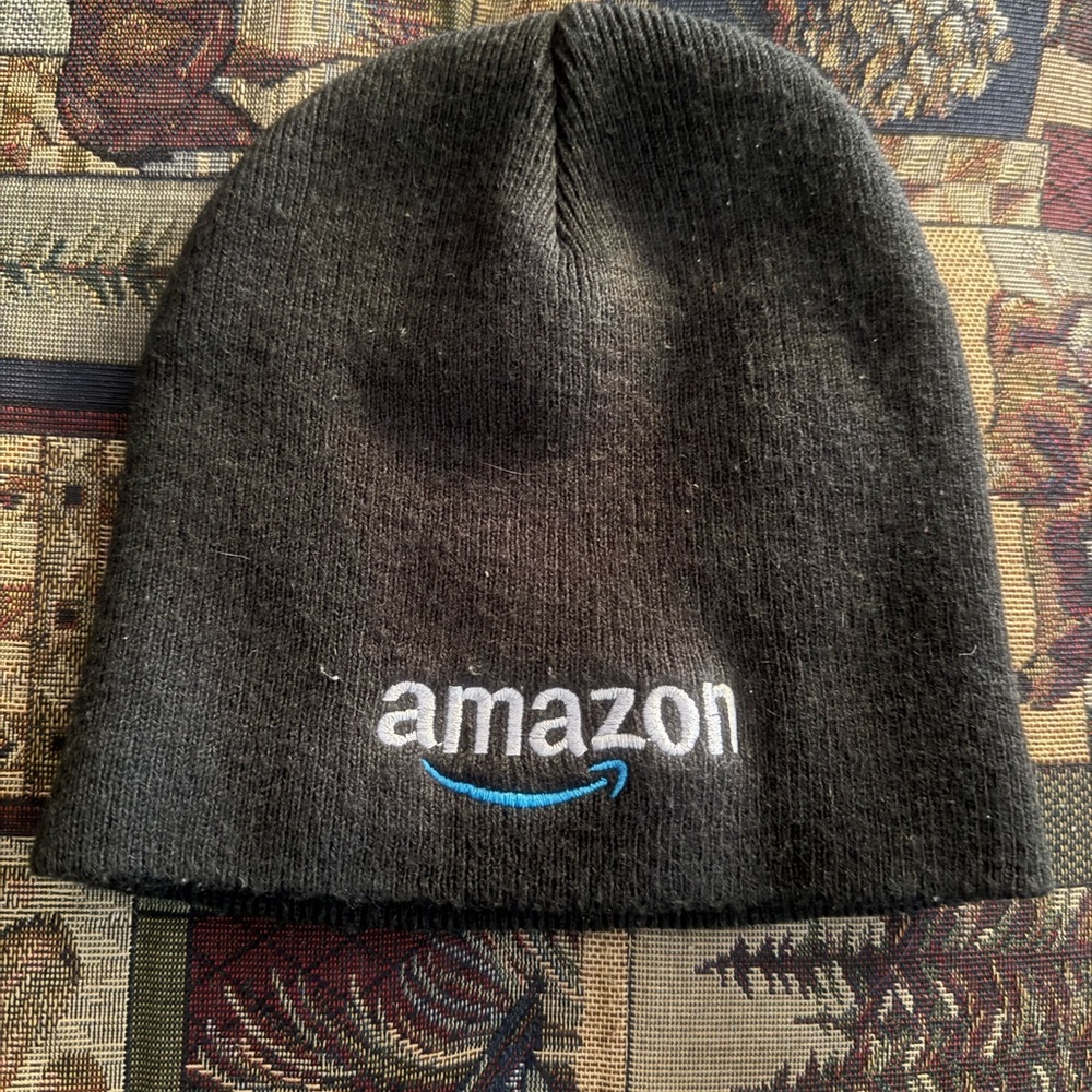 Amazon Employee Worker Black Beanie
